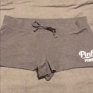 PINK Gray Shorts L